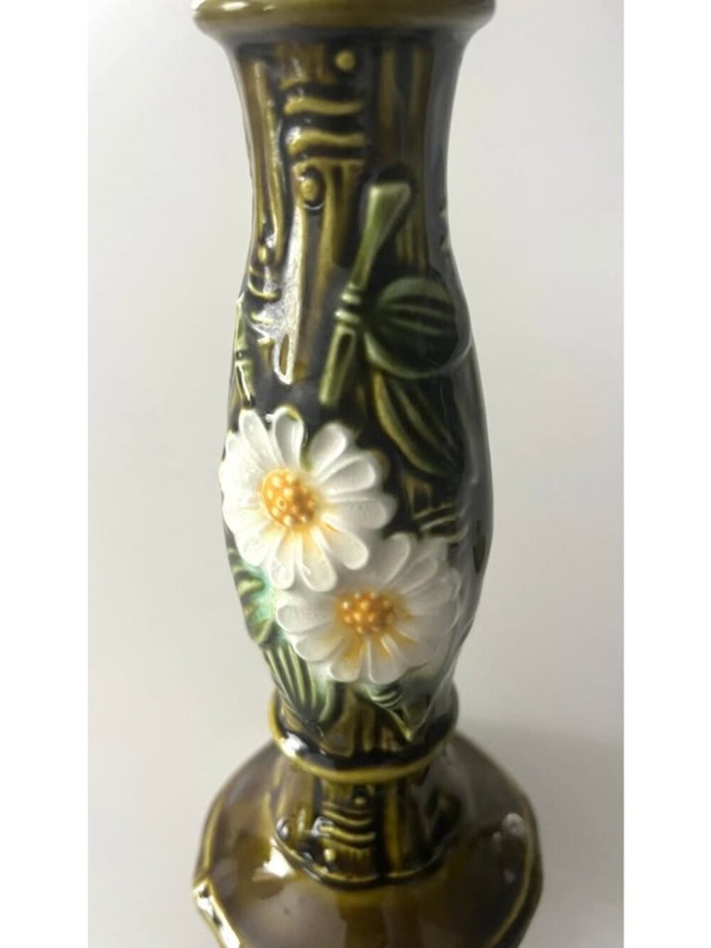 Vintage ceramic candlestick holders by Flambro-Japan - Picture 3 of 7